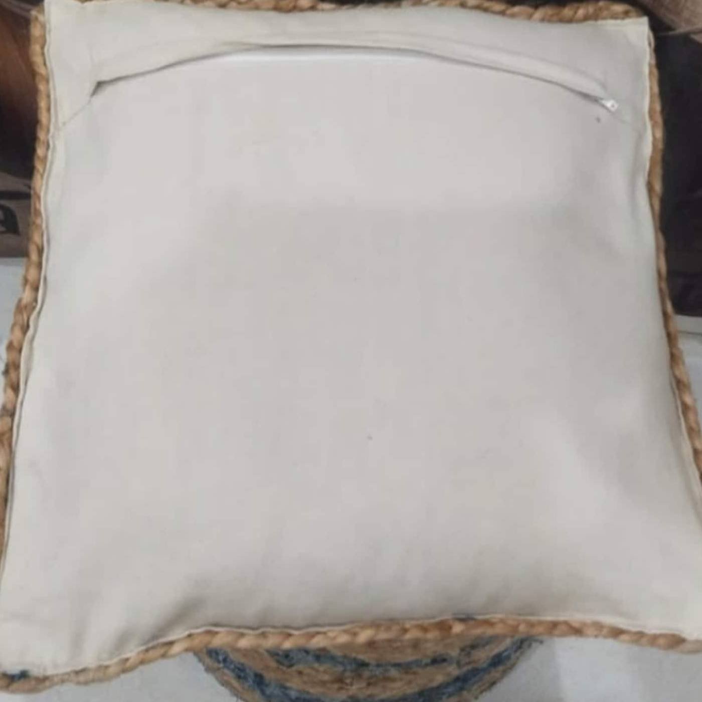 Zestaw poduszek z plecionej dżinsowej juty Zestaw poduszek z plecionej dżinsowej juty - obrazek 5