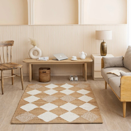Ivory jute rugs